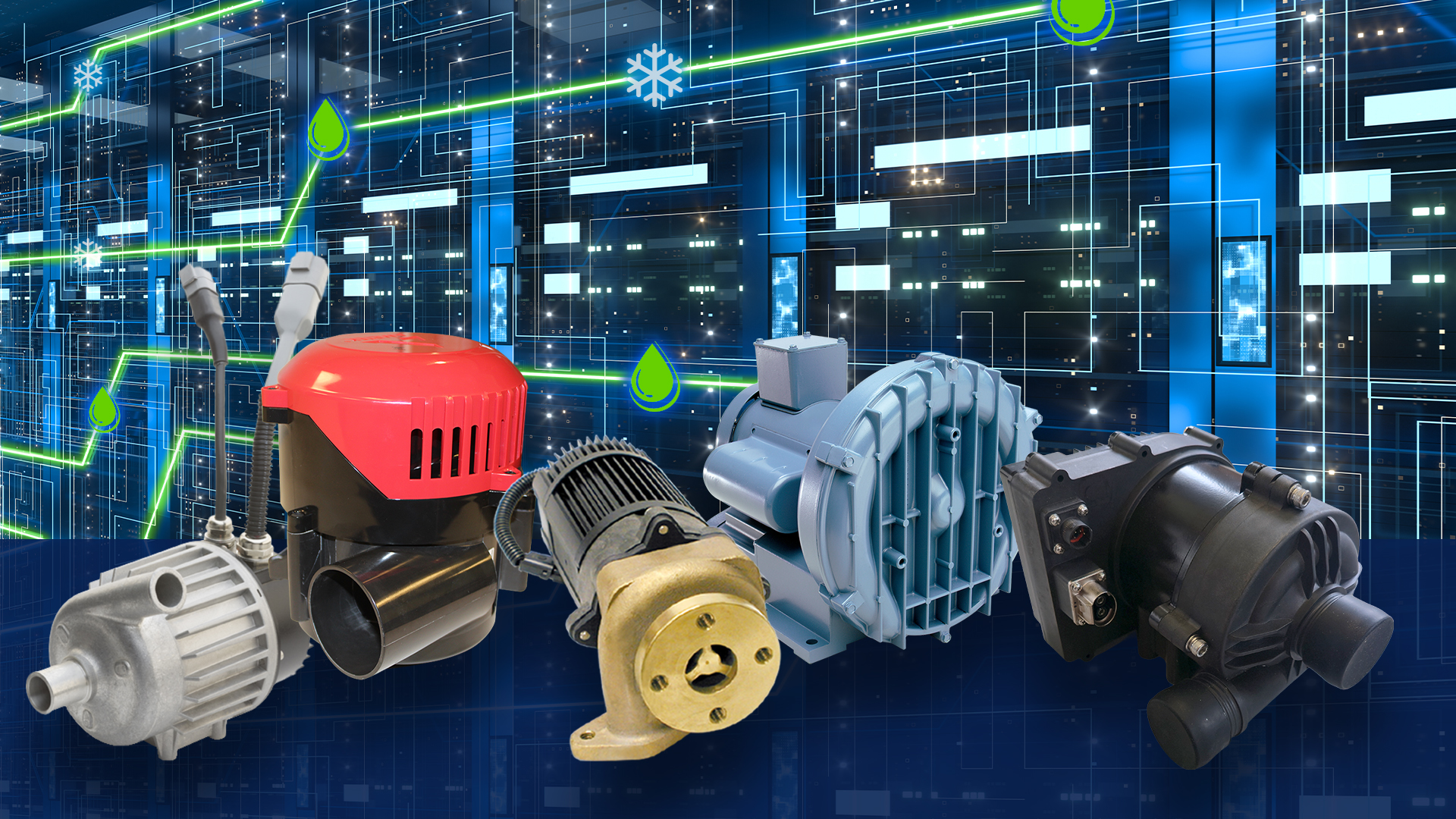 Bison Helps Engineers Solve Data Center Cooling Challenges with a Complete Pump Motor and Blower Portfolio