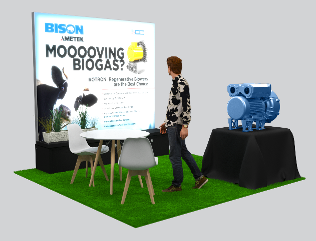 Bison® Showcases Regenerative Blower Solutions Designed to  “Moooove” Biogas More Efficiently, Quietly, and Safely