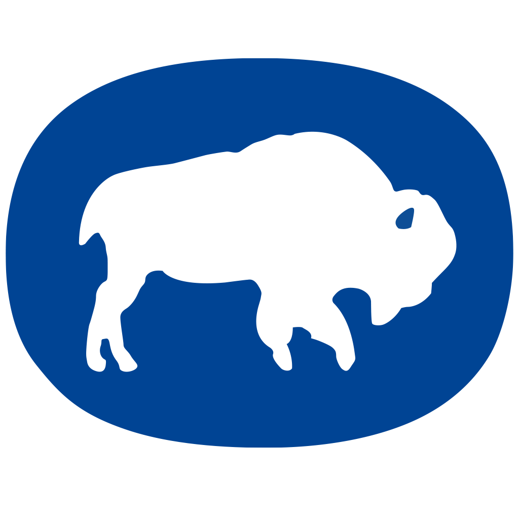 Small Bison in circle
