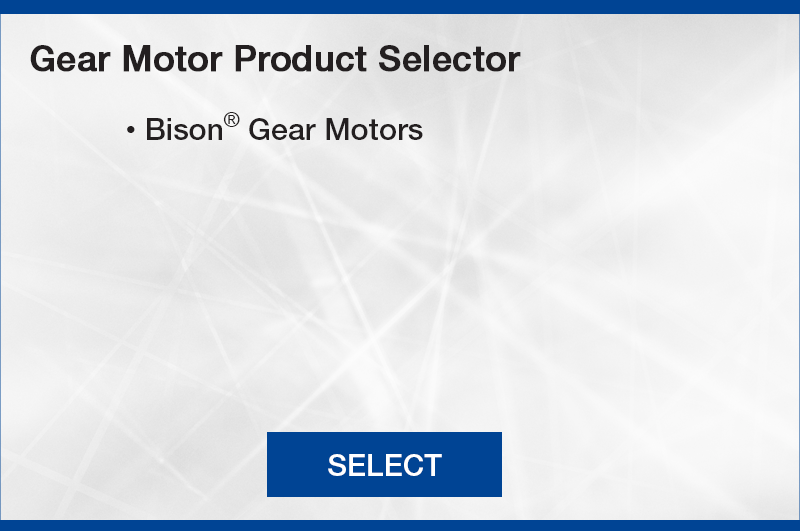 Gear Motors Product Selector