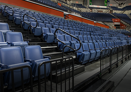 leisure market stadium seating application