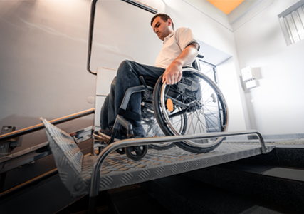 Wheelchair or elevator lift motors